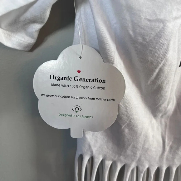 Organic Generations Desert Wanderer California Tour T-Shirt Crop Fringe NWT - Picture 4 of 5